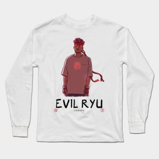 Evil Ryu - Casual Style Long Sleeve T-Shirt